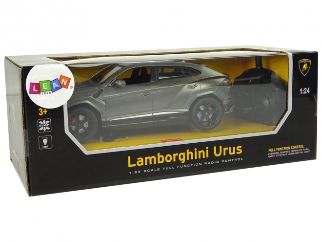 Ferngesteuertes Auto Lamborghini Urus Schwarz 1:24 mit Leuchten