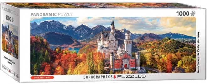 Panorama-Puzzle Schloss Neuschwanstein, Deutschland 1000 Teile