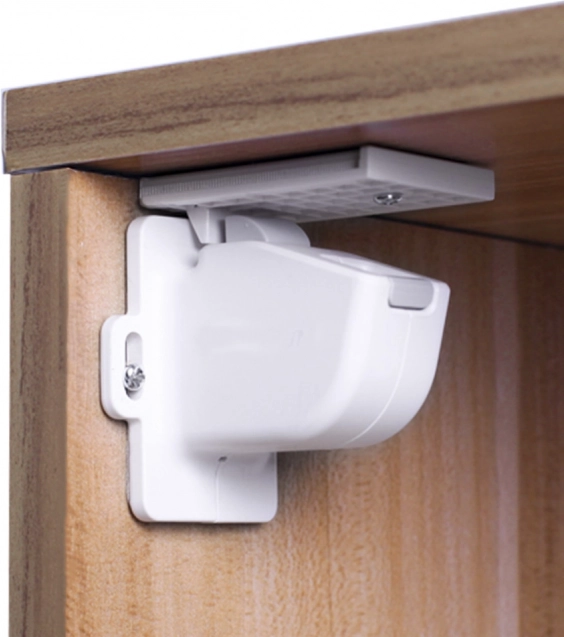 Magnetischer Verschluss für Schränke/Schubladen 4 Stk., weiß