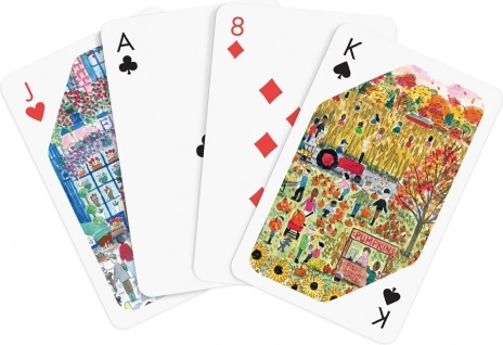 Zwei komplette Kartendecks