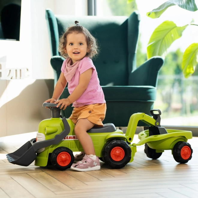 Falk Traktor mit Anhänger und Schaufel