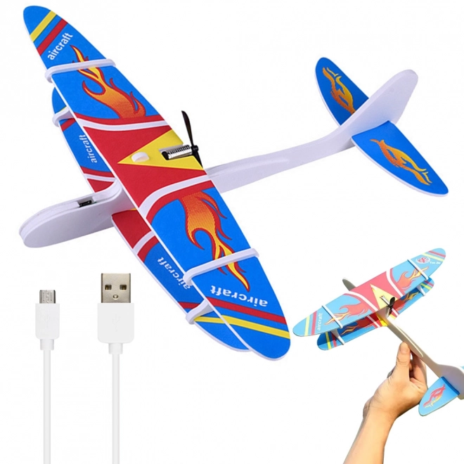 USB Aufladbares Polystyren Flugzeug-Spielzeug