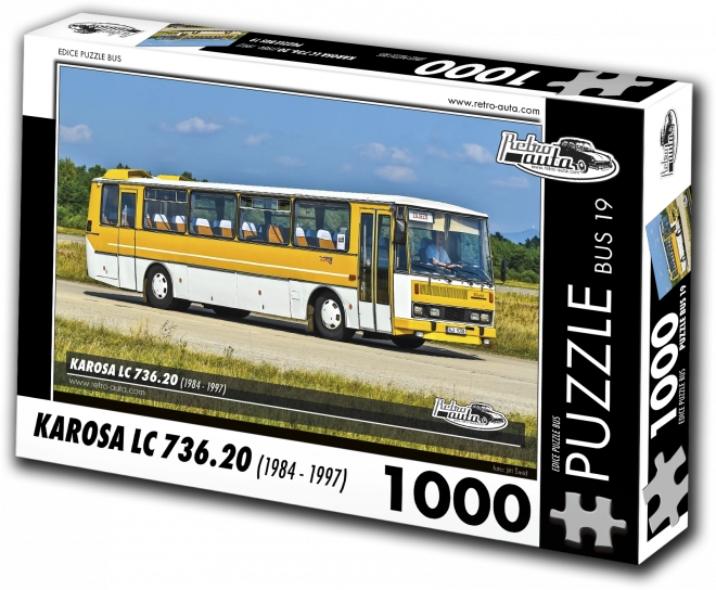 Puzzle Retro-Autos Karosa LC 736.20 Bus 1000 Teile