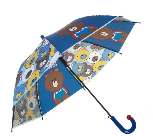 Kinder Regenschirm mit bunten Motiven