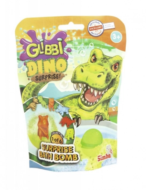 Glibbi Dino Überraschungs-Badebombe