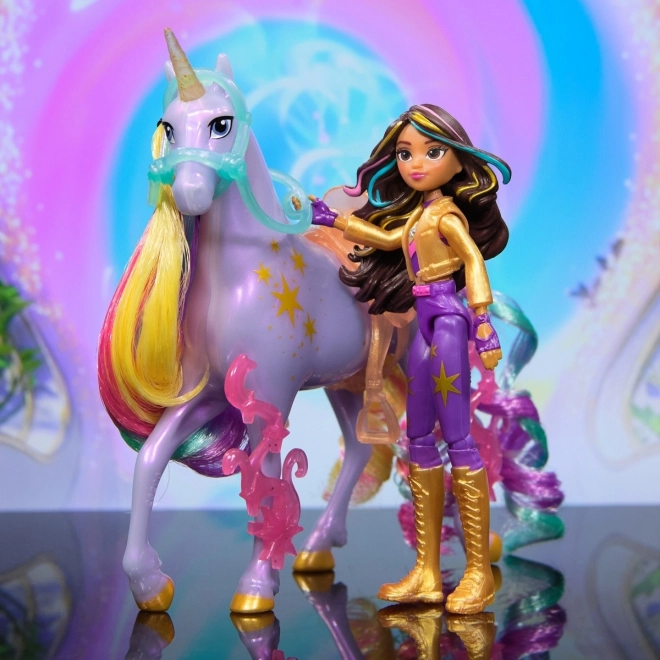 Set Figuren Einhorn Akademie Kleine Puppen Sophia/Gwiazda