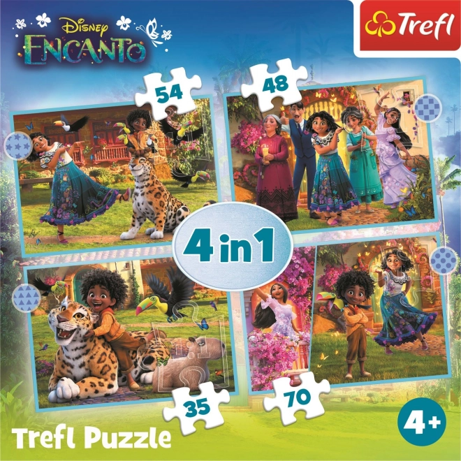 Zauberhaftes Encanto Puzzle 4 in 1