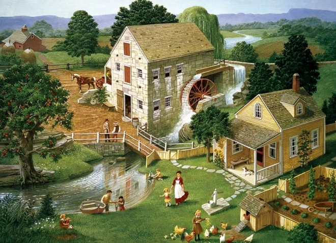 Cobble Hill Puzzle Die Vier-Sterne-Mühle 1000 Teile