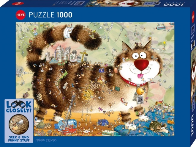 Puzzle Auf dem Balkon 1000 Teile