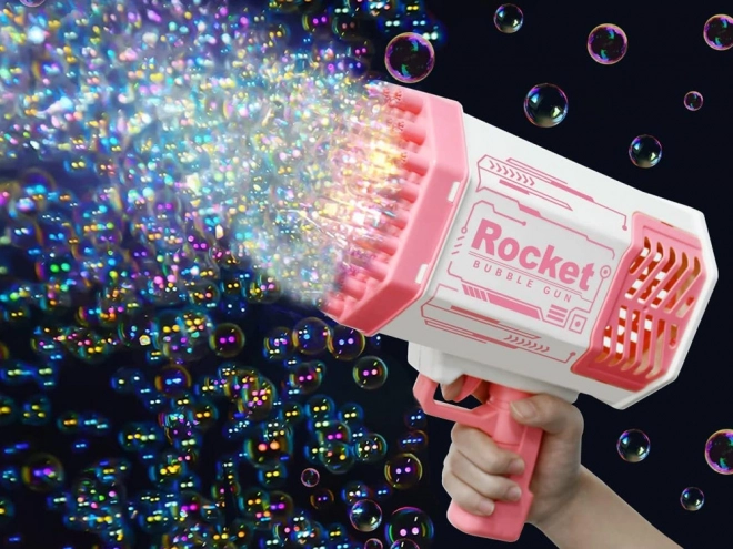 Pistolett für Seifenblasen mit Licht und Flüssigkeit für Kinder