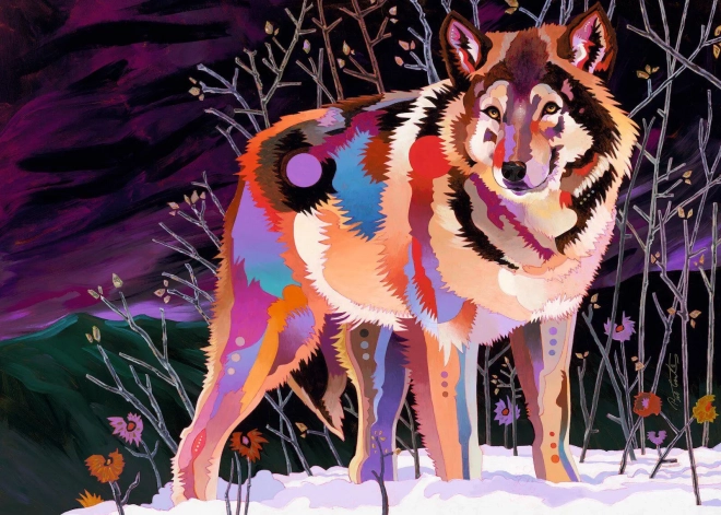 Puzzle Nachtwolf 1000 Teile