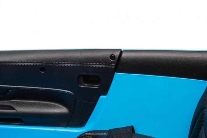 Elektrisches Auto Mercedes AMG SL63 blau lackiert