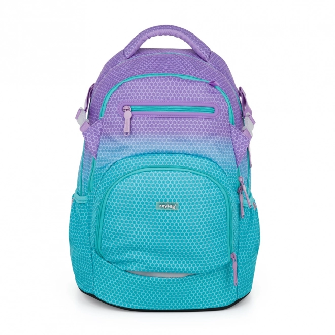 Schulrucksack OXY Blau-Pink Ombre