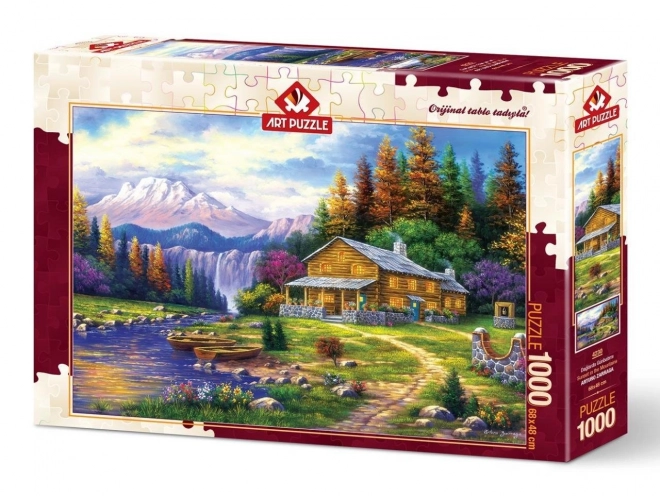 Puzzle Sonnenuntergang in den Bergen 1000 Teile