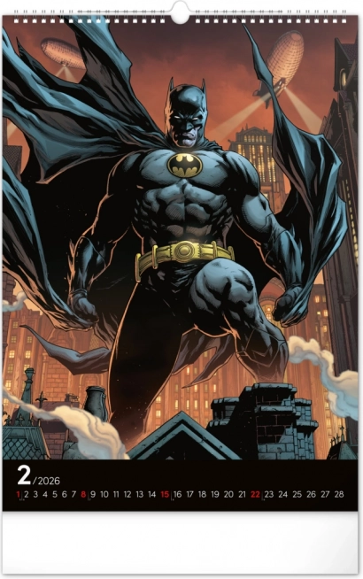 Wandkalender Batman Dark 2026