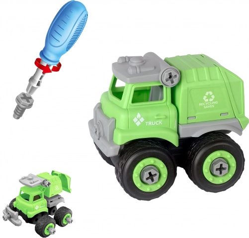 Schraubbarer Müllwagen