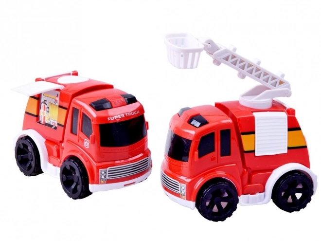 Konstruktionsspielzeug Feuerwehr 59 Teile Set