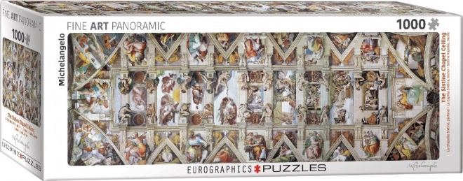 Panorama Puzzle Sixtinische Kapelle 1000 Teile