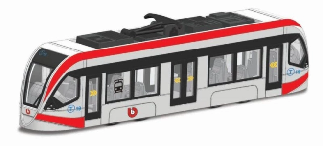 Bburago Stadtbus und Straßenbahn im Maßstab 1:43