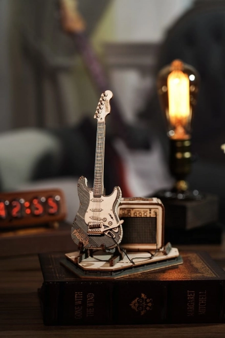 RoboTime 3D Holzpuzzle Elektrische Gitarre