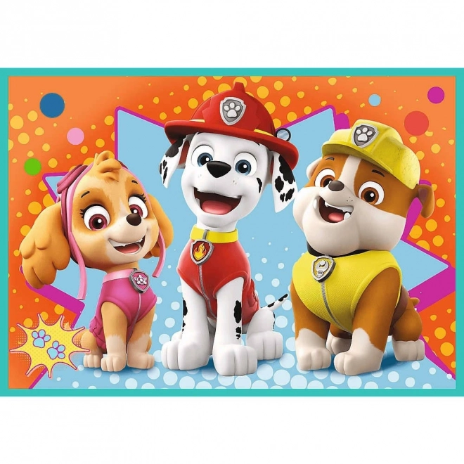 Fröhliche Paw Patrol Mannschaft Puzzle