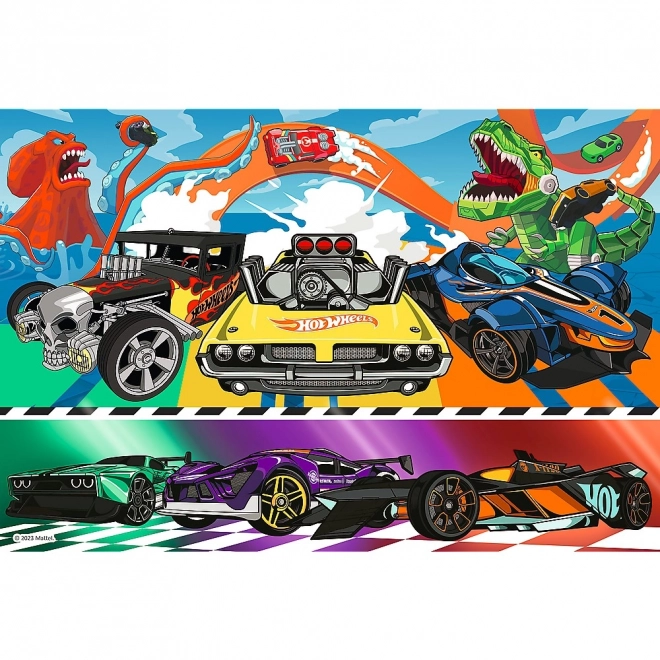 Hot Wheels Rasende Autos Puzzle 100 Teile