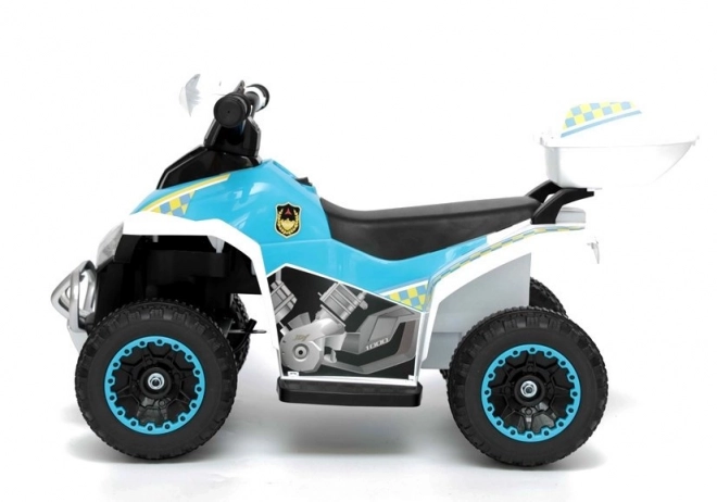 Aufladbares Quad GTS1188-A Polizei Weiß