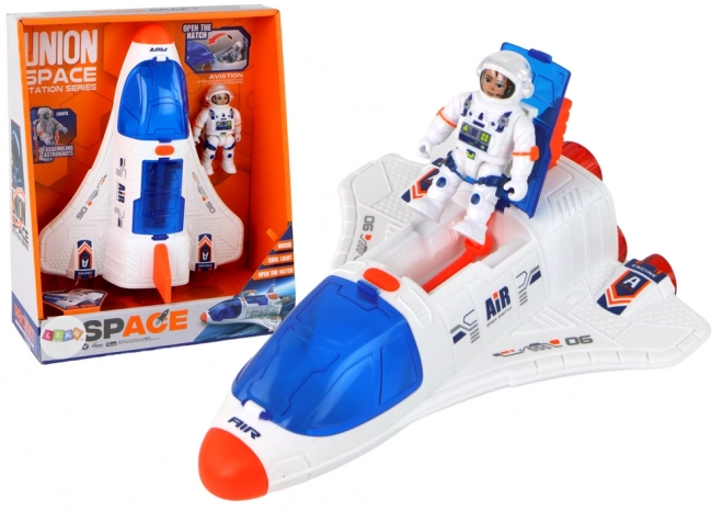 Weltraummission Spielset Rakete mit Astronaut