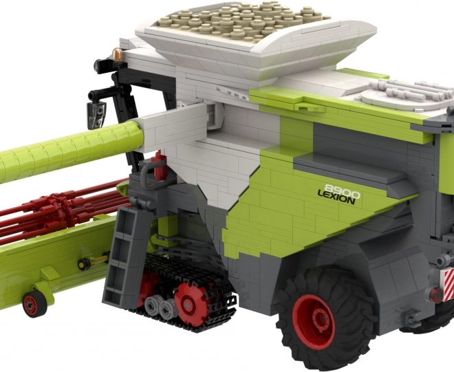 Bausteinset Brixies Plus Claas Lexion 8900 Terra Trac mit Anhänger