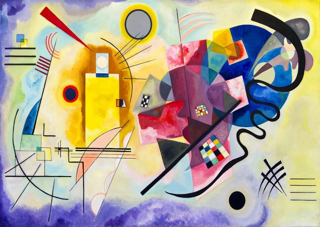 Puzzle Vassily Kandinsky Gelb Rot Blau 1000 Teile