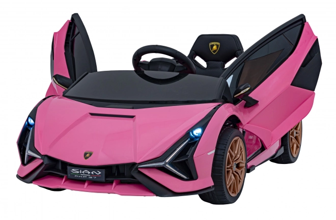 Lamborghini SIAN Kinderauto mit Batterie und Fernbedienung – Rosa