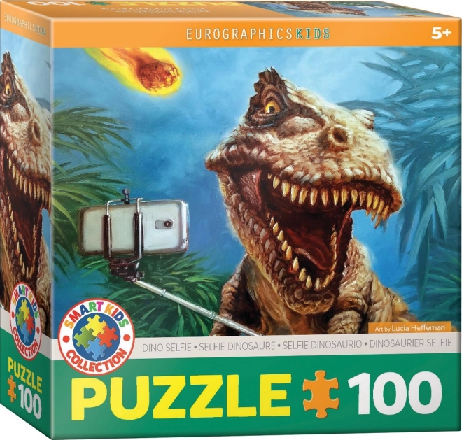 Puzzle Dino Selfie 100 Teile
