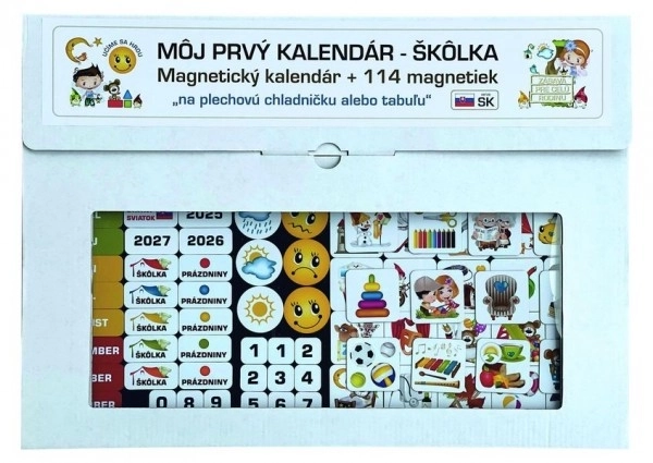 Magnetischer Kalender für Kinder