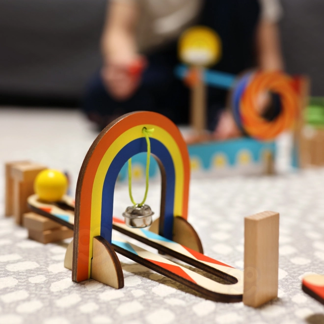 Verrückte Holz-Domino-Spiele