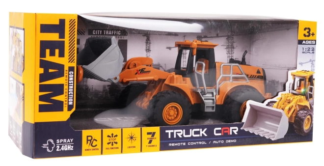 R/C Bulldozer mit Licht- und Raucheffekten