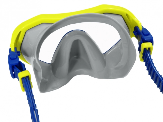 Farbenfrohe Schwimmmaske für Kinder ab 7 Jahren – Blau