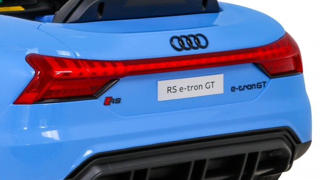 Audi RS E-Tron GT elektrisches Kinderauto mit Fernbedienung und 4x4 Antrieb – Blau