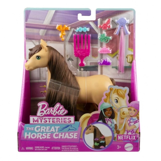 Barbie Pferd Pepper mit braunen Haaren zum Stylen