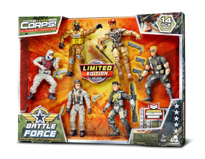 Actionfiguren-Set The Corps! Soldaten