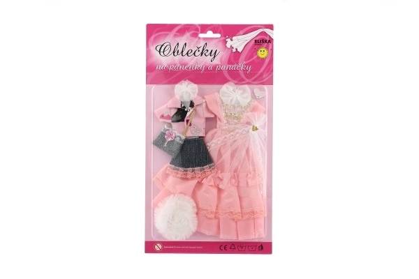 Puppenbekleidung mit Zubehör - 2 Stück