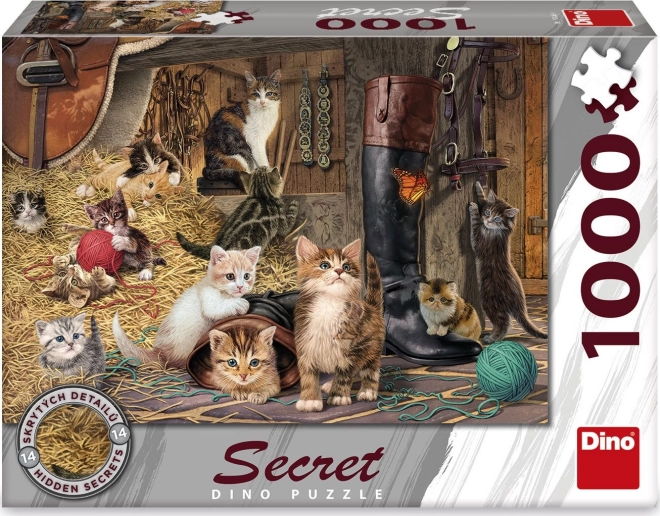 Dino Puzzle Secret Collection: Katzen 1000 Teile