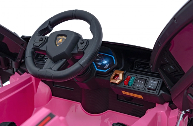Lamborghini SIAN Kinderauto mit Batterie und Fernbedienung – Rosa