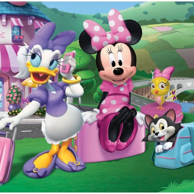 Puzzle Minnie und Daisy im Urlaub 30 Teile