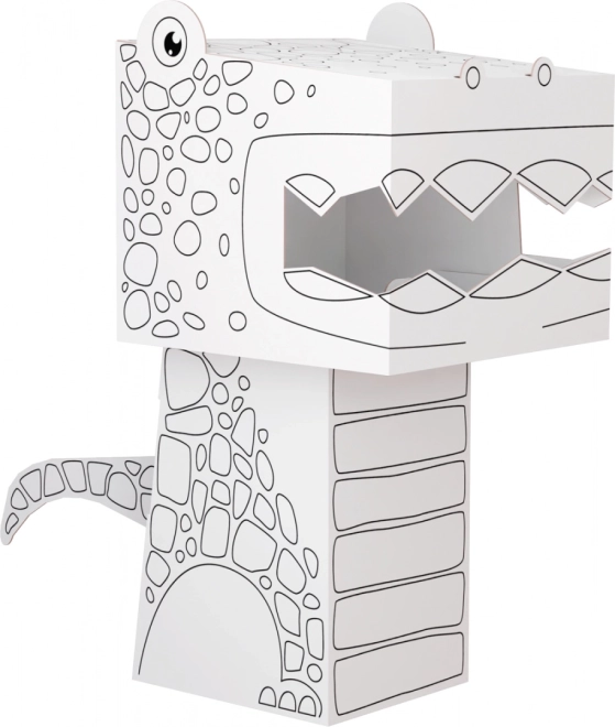 3D Ausmalhaus Ul. Monster 6 – Tyrannosaurus