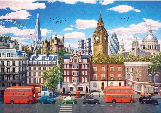 Puzzles Londons Straßen 500 Teile von GIBSONS