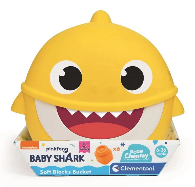 Clementoni Baby Shark Weiche Clemmy Bausteine