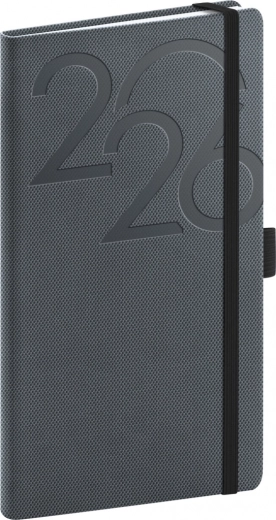 Taschekalender Notique Ajax schwarz 2026