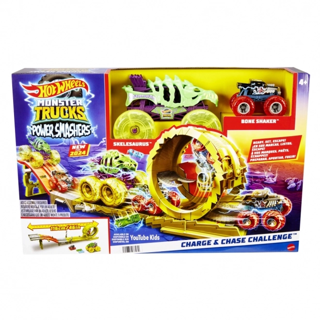 Hot Wheels Monstertrucks Power Smashers Strecke Massive Zerstörung