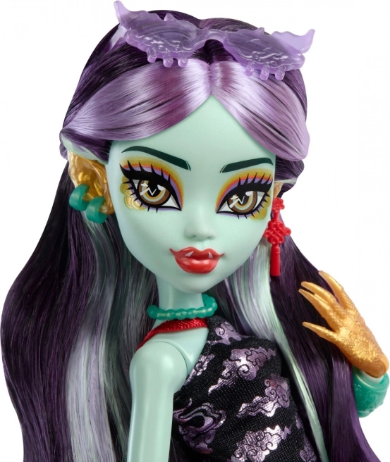 Monster High Puppe Jinafire Long mit Haustier