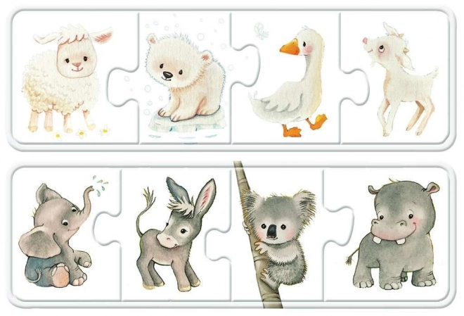 Mein erstes Puzzle Bunte Tiere